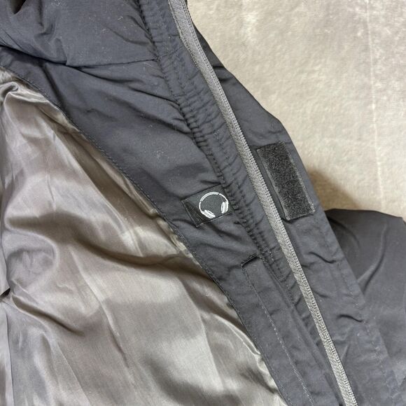 Wantdo Jacket Mens XL Black Hooded Puffer Parka Faux Fur Trim Winter Coat - Picture 10 of 13